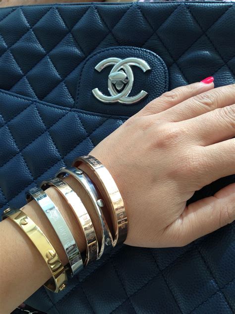 chanel love armband|chanel coco bracelets.